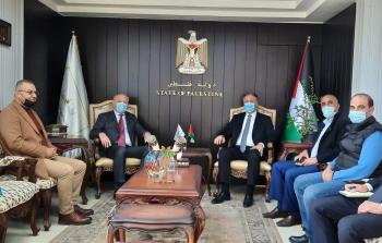 خلال استقبال أحمد عساف للسفير الروسي في رام الله