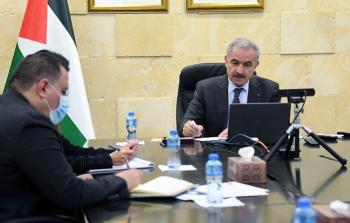 لقاء رئيس الوزراء مع وزير الشؤون الخارجية الالماني عبر الاتصال المرئي