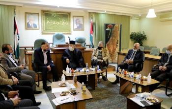 المجلس الوطني الفلسطيني يستقبل وفدا من النواب الأردني