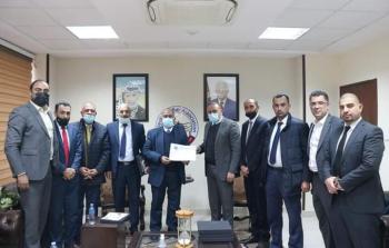 وزير العدل يزور نقابة المحامين برام الله