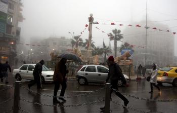 أمطار في رام الله - أرشيف