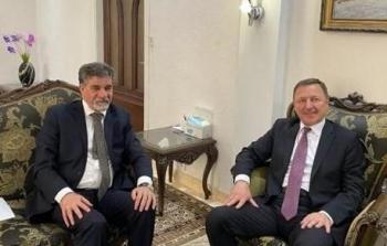 عبد الهادي يطلع السفير الروسي على أخر التطورات الفلسطينية