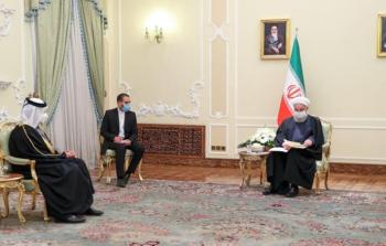 روحاني تسلم رسالة من أمير قطر