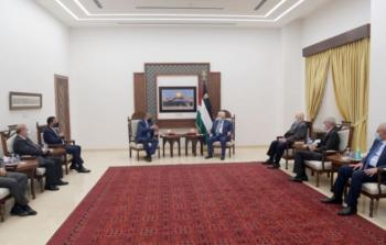 لقاء الرئيس عباس بوفد الهيئة المستقلة للانتخابات في الأردن