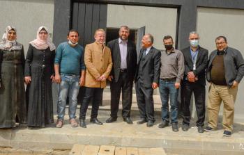 لزيارة التي قام بها وفد الإدارة العامة للصيدلة لمصنع ألكس للأدوية الحديث في المنطقة الصناعية شرق مدينة غزة