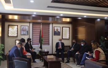 وزير الزراعة يجتمع مع الوكالة اليابانية 