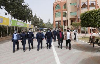 جامعة فلسطين تستقبل وفد من إدارة الشرطة الفلسطينية