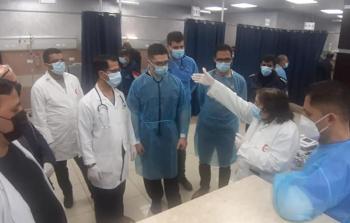 الكيلة خلال جولة تفقدية في أقسام الطوارئ و