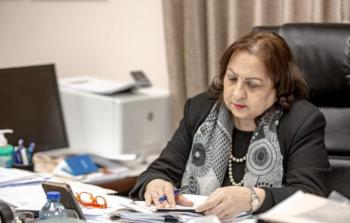 وزيرة الصحة الفلسطينية مي الكيلة