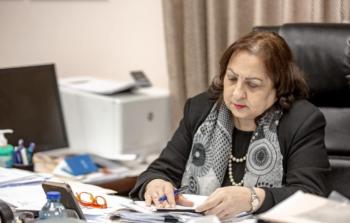 وزيرة الصحة الفلسطينية مي الكيلة