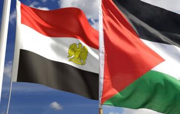 علم فلسطين ومصر العروبة