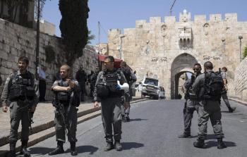 الشرطة الاسرائيلية في البلدة القديمة بالقدس