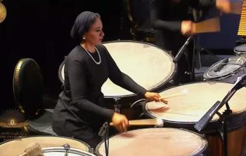 رضوى البحيري لفتت الأنظار بأدائها الحماسي.