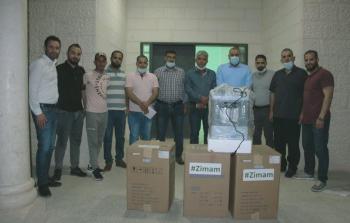 احتفال استلام مولدات الأكسجين