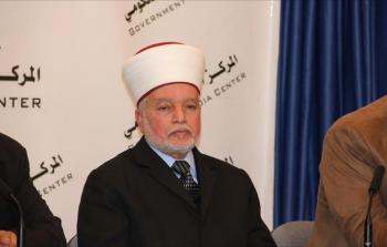 المفتي العام للقدس والديار الفلسطينية، رئيس مجلس الإفتاء الأعلى، الشيخ محمد حسين