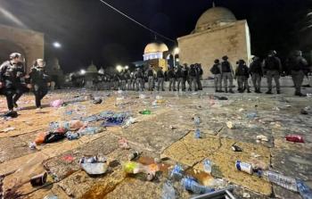 الاعتداءات الاسرائيلية في المسجد الأقصى- توضيحية