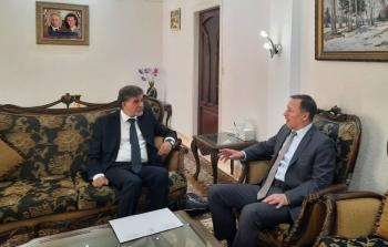 لقاء السفير الفلسطيني مع المبعوث الخاص الروسي في سوريا