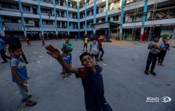 لاجئون في إحدى مدارس الأونروا بغزة عقب العدوان الأخير