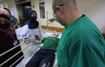 مصابو العدوان الإسرائيلي على غزة