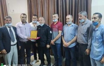 لقاء الديمقراطية مع الدفاع المدني بغزة