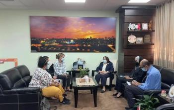 مي الكيلة وزيرة الصحة الفلسطينية