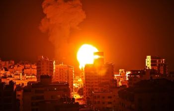 غارارت عنيفة جنوب قطاع غزة