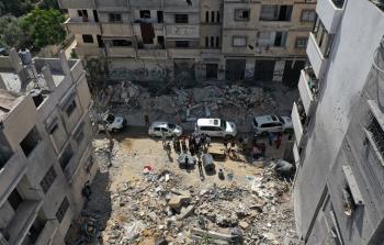 دمار في غزة بفعل القصف الإسرائيلي - توضيحية
