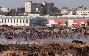 مسيرات كسر الحصار على حدود غزة.