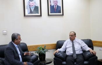 لقاء وزير التعليم العالي ومدير البنك الإسلامي الفلسطيني