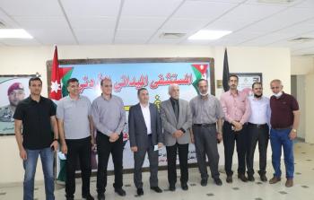 زيارة محافظ غزة للمستشفى الميداني الأردني