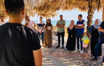 فلسطينيات تنظم رحلة دعم نفسي _ رفح