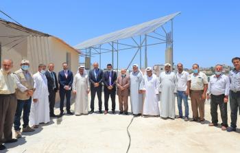 افتتاح مشروع الطاقة الشمسية