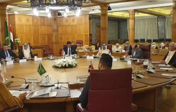 جانب من أعمال المكتب التنفيذي لمجلس وزراء الإعلام العرب.jpg