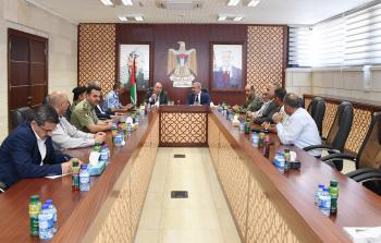 ترأس اجتماعا لمدراء المؤسسة الأمنية في محافظة نابلس