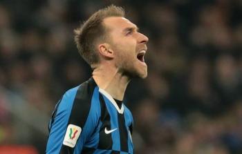 نجم إنتر ميلان الإيطالي كريستيان إريكسن