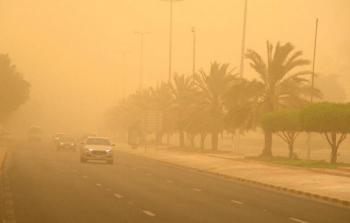 موجة غبار اليوم في الكويت