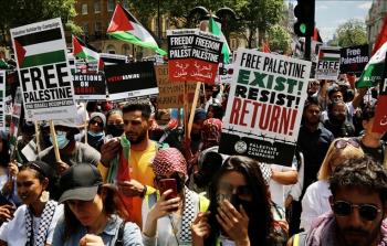 مظاهرات تضامن مع فلسطين - أرشيف