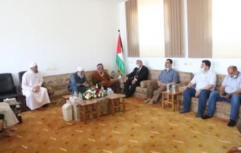 جمعية المجلس العلمي تستقبل وفداً من جامعة القدس المفتوحة فرع خان يونس