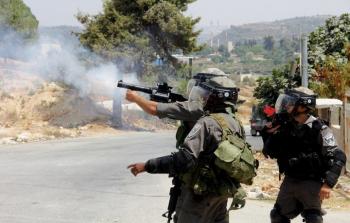 قوات الاحتلال الاسرائيلى تقمع المتظاهرين