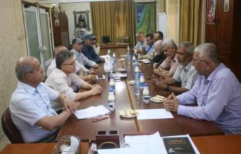 لقاء بين لجان المقاومة والجبهة السعبية في غزة