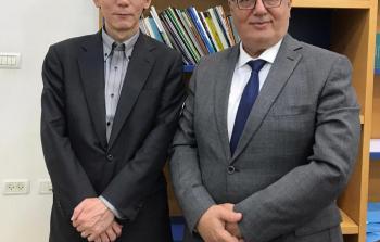 جمال الخضري والسفير الياباني