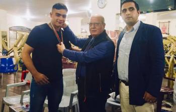 جمال الخضري مع الرياضي محمد حمادة