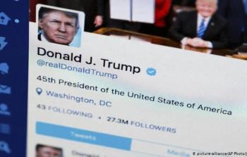 حساب تويتر للرئيس الامريكي دونالد ترامب
