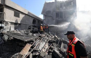 انفجار سوق الزاوية وسط غزة بالأمس