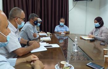 خلال لقاء جمع بين وزارة الصحة ووفد من وكالة الغوث