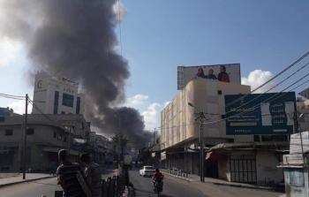 إنفجار منزل في سوق الزاوية بغزة