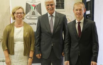 لقاء عورتاني مع ممثلين عن فنلندا وايرلندا