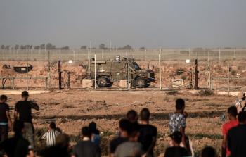 مواجهات بين الفلسطينيين وقوات الاحتلال على حدود غزة