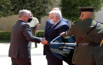 لقاء الرئيس عباس بالعاهل الأردني