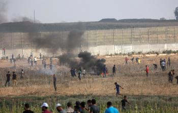 مسيرات غزة يوم أمس على الحدود الشرقية للقطاع